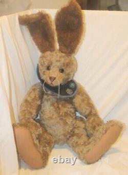 Heidi Steiner Bears Huge 30 Jointed Bunny Rabbit Plush Stuffed Animal Artist