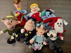 Holiday classic plush Doll Collection. Frosty and Rudolph misfit toys