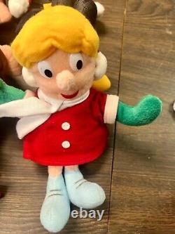 Holiday classic plush Doll Collection. Frosty and Rudolph misfit toys