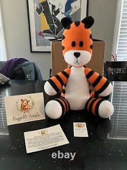 Huggable Friends Calvin and Hobbes Tiger Plush Toy 18 Handmade Stuffed Animal