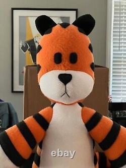 Huggable Friends Calvin and Hobbes Tiger Plush Toy 18 Handmade Stuffed Animal