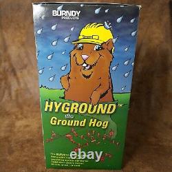 Hyground the Ground Hog Plush Burndy Graybar NIB Stuffed Animal Promo