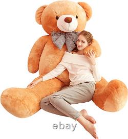 IKASA Giant Teddy Bear Plush Toy Stuffed Animals (Brown, 70 Inches)