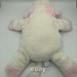 JCPenney Chosun Cow Large 23 Plush Stuffed Animal Pink White Floppy Soft