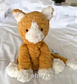 Jellycat Fuddlewuddle Ginger Cat Inspired Plush BNWT Kitty Stuffed Animal Rare