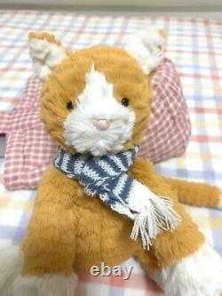 Jellycat Fuddlewuddle Ginger Cat Inspired Plush BNWT Kitty Stuffed Animal Rare