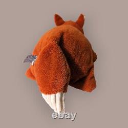 Jellycat Snoozle Fox Red Corduroy Ears Pillow Plush Beanbag Stuffed Animal 22