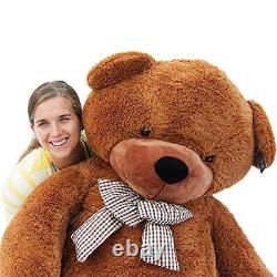 Joyfay 78in 200cm Dark Brown Giant Teddy Bear Plush Toy Birthday Valentine Gift