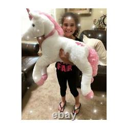 Large Soft Plush Unicorn Stuffed Animal Body Pillow Daughter Girl Christmas Gift