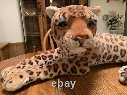 Leopard Cheetah Jaguar Jungle Large Cat Plush Stuffed Animal Kelly Toy 51 Inch