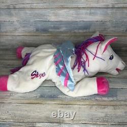 Lisa Frank Skye Plush Pegasus Stuffed Animal Horse Rainbow Vintage 90s