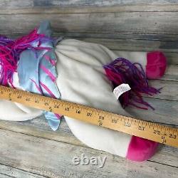 Lisa Frank Skye Plush Pegasus Stuffed Animal Horse Rainbow Vintage 90s