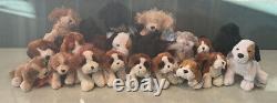 Lot of 22 Webkinz Dogs Plush Ganz Stuffed Animal Sealed NWT CODES