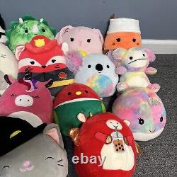 Lot of 34 8-inch Squishmallow Plush Stuffed Animals by Kellytoy