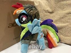 MLP Rainbow Dash Plush Handmade Military