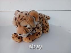 Magnussen Home Leopard Plush Stuffed Animal Realistic SOS Save Our Space