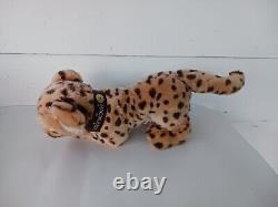 Magnussen Home Leopard Plush Stuffed Animal Realistic SOS Save Our Space