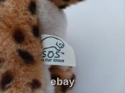 Magnussen Home Leopard Plush Stuffed Animal Realistic SOS Save Our Space