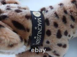 Magnussen Home Leopard Plush Stuffed Animal Realistic SOS Save Our Space