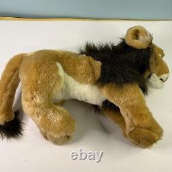 Magnussen Home Lion Plush Realistic 26 Nose to Tail SOS Save Our Space Stuffed
