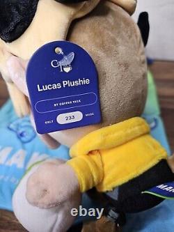 Makeship Coffee Talk Lucas Plush Stuffed Animal Only 233 Made RARE NWT