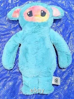 Monster & Eli Stuffed Animal Lot of 5 Soft Plush Teal Yeti Bee Made in Idaho M&E