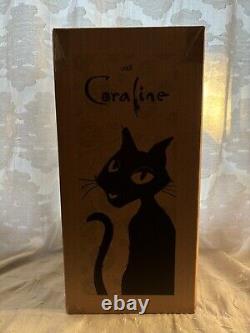 NEW Coraline The Black Cat Companion Plush Figure Plushie Doll Posable Head Tail