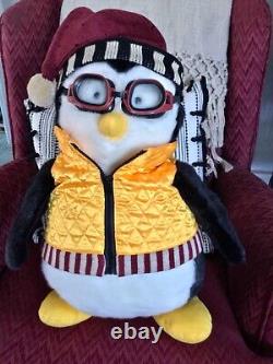 New 20 Debbie Mumm Gold Vest Goggles Hugsy Friends Tv Series Plush Toy Penguin