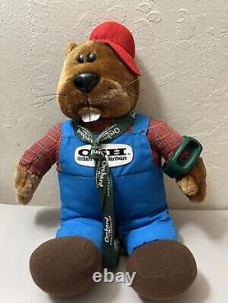 Orchard Supply Hardware OSH 16 Beaver Plush Stuffed Animal Very Rare