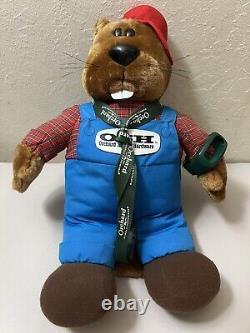 Orchard Supply Hardware OSH 16 Beaver Plush Stuffed Animal Very Rare