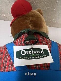 Orchard Supply Hardware OSH 16 Beaver Plush Stuffed Animal Very Rare