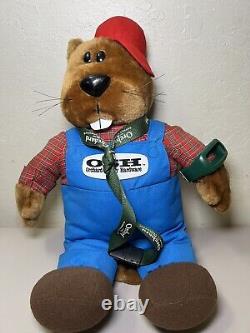 Orchard Supply Hardware OSH 16 Beaver Plush Stuffed Animal Very Rare