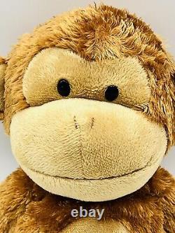 Oshkosh Prestige Toy Corp Monkey Plush 10 inch Brown Tan 9859 Stuffed Animal