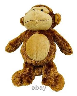 Oshkosh Prestige Toy Corp Monkey Plush 10 inch Brown Tan 9859 Stuffed Animal