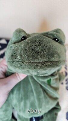Portland Plush Frankie Lee Frog 14 Green Collectible Stuffed Animal Retired HTF