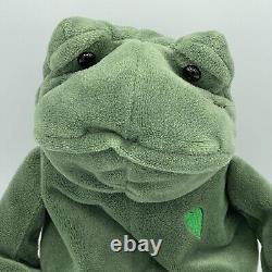 Portland Plush Frankie Lee Frog Stuffed Animal Collectible 14 Long RARE HTF