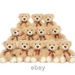 Quaakssi Teddy Bears Bulk 12 Packs Teddy Bear Stuffed Animal Plush Toys Gift
