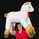 Rare Huge Mty Sheep Lamb 48 Laying Front To Rear Feet Plush Stuffed Animal Toy