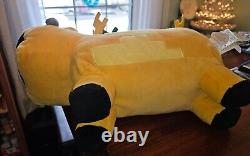 RARE Minecraft MOOBLOOM Plush Stuffed Animal Pillow Buddy Large 17