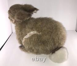 RARE REALISTIC Vintage 1983 Ramat Italy 15 Bunny Rabbit Plush Stuffed Animal