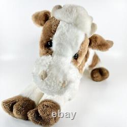 RARE Retired Gund Mooly Brown 30083 White & Brown Spots Cow Plush Stuffed Animal
