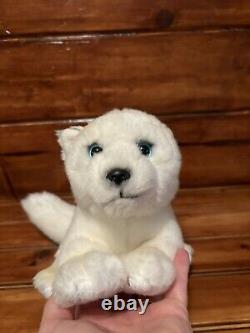 RARE Save Our Space SOS Small Arctic Fox Plush White Soft Stuffed Animal