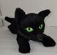 Rare Warrior Cats Ravenpaw 14 Plush Black Cat With Green Eyes
