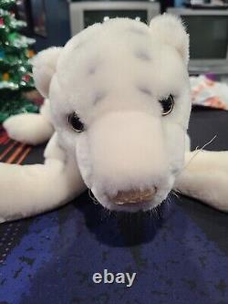 Rainforest Cafe Plush Stuffed Animal Striped White Tiger Toy Rare Retired
