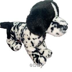 Rare Hunter Black and White German Pointer Dog Plush #2060 Douglas Cuddle Toys