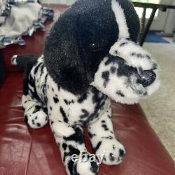 Rare Hunter Black and White German Pointer Dog Plush #2060 Douglas Cuddle Toys