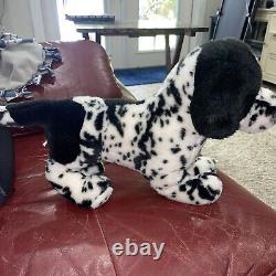 Rare Hunter Black and White German Pointer Dog Plush #2060 Douglas Cuddle Toys