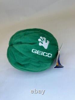 Rare RARE 2007 Gecko #70784 Bag Cocoon Plush Green Advertising Stuffed Animal