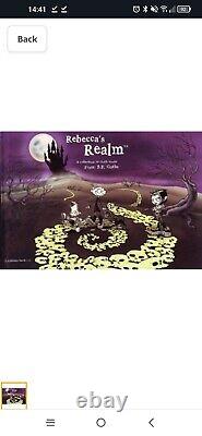Rebecca's Realm Begoths Plush Dolls Book Set Hot Topic Y2K Vtg Mall Goth Toons