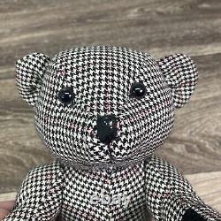 Saks Fifth Avenue Plush Teddy Bear Limited Edition 99/264 Plaid 8 Rare